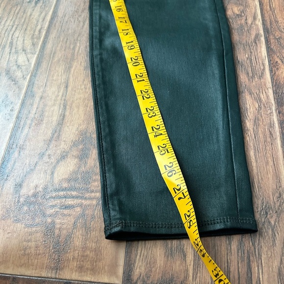 Rock & Republic Green Leather Pants – Size 14 💚🔥 - Picture 2 of 4